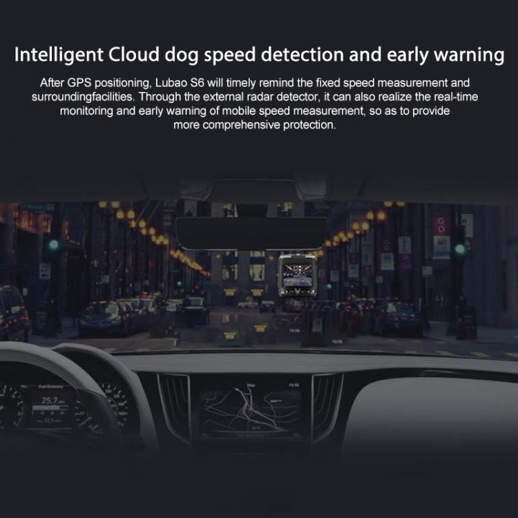 MSY-301 Car DVR Camera + Radar Detector 2.4 inch Screen FHD 1080P, Support GPS / TF Card / G-Sensor / Loop Recording