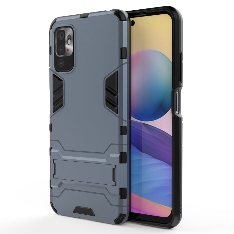 For Xiaomi Redmi Note 10 5G Shockproof PC + TPU Protective Case with Hidden Holder
