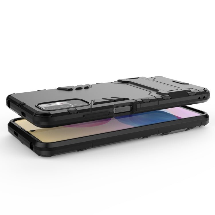 For Xiaomi Redmi Note 10 5G Shockproof PC + TPU Protective Case with Hidden Holder