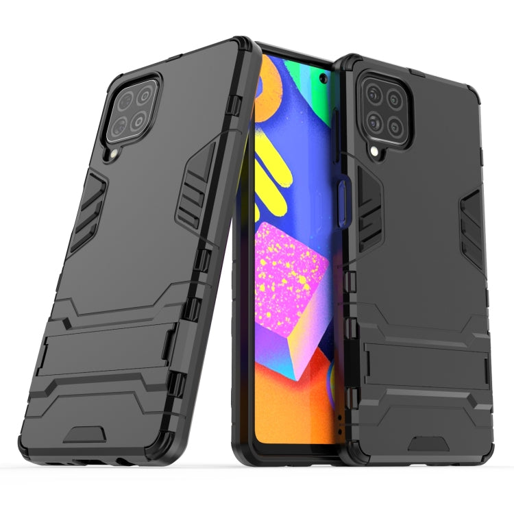 For Samsung Galaxy F62 / M62 Shockproof PC + TPU Protective Case with Hidden Holder