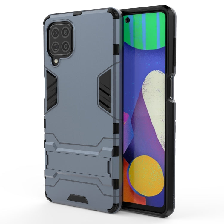For Samsung Galaxy F62 / M62 Shockproof PC + TPU Protective Case with Hidden Holder
