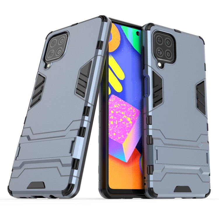 For Samsung Galaxy F62 / M62 Shockproof PC + TPU Protective Case with Hidden Holder