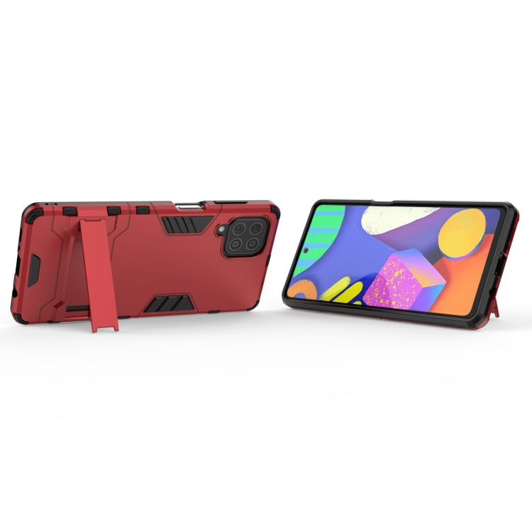 For Samsung Galaxy F62 / M62 Shockproof PC + TPU Protective Case with Hidden Holder