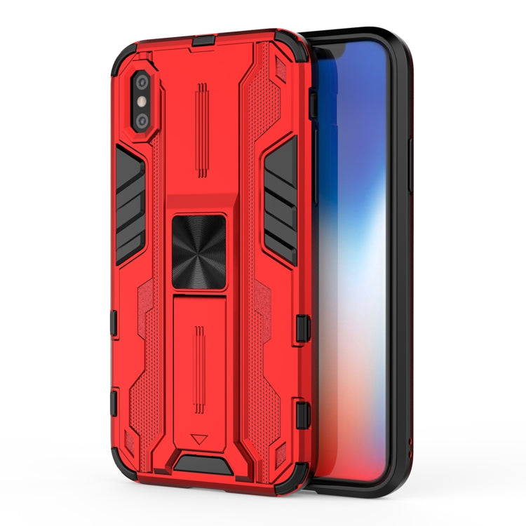 For iPhone X / XS Supersonic PC + TPU Shock-proof Protective Case with Holder