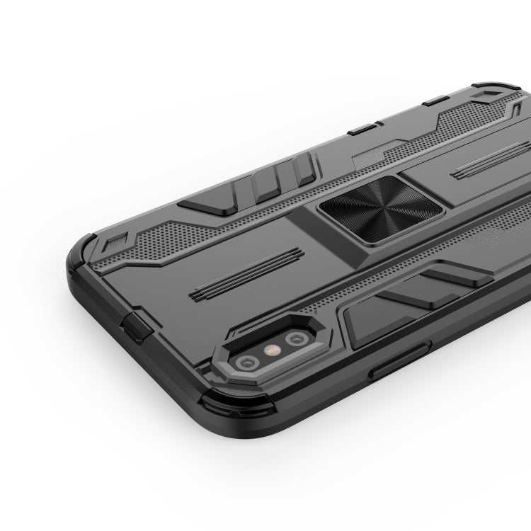 For iPhone X / XS Supersonic PC + TPU Shock-proof Protective Case with Holder