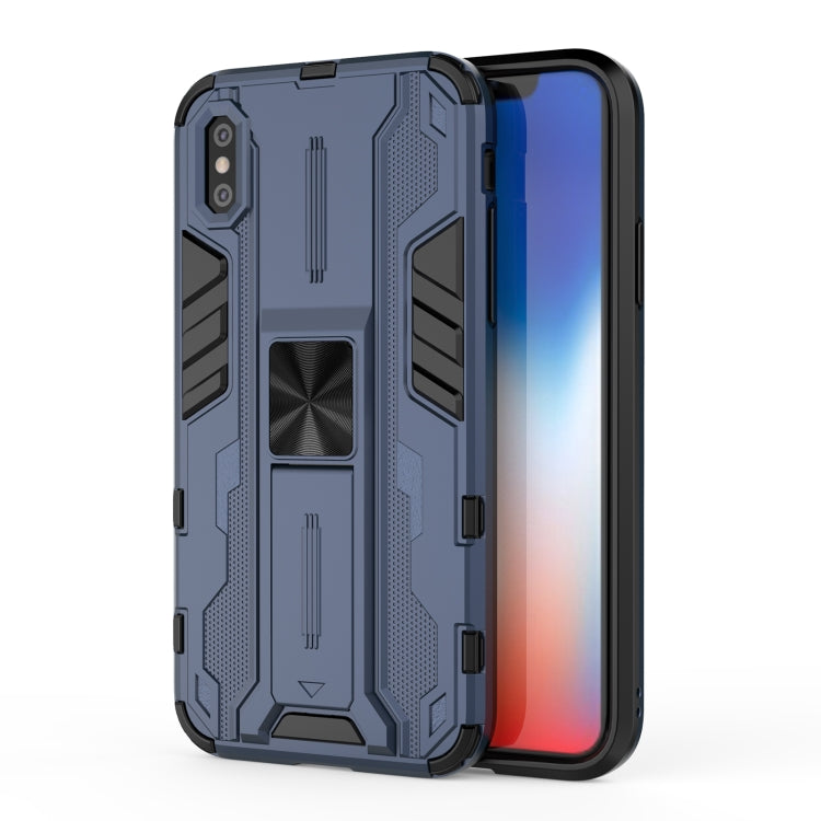 For iPhone XR Supersonic PC + TPU Shock-proof Protective Case with Holder