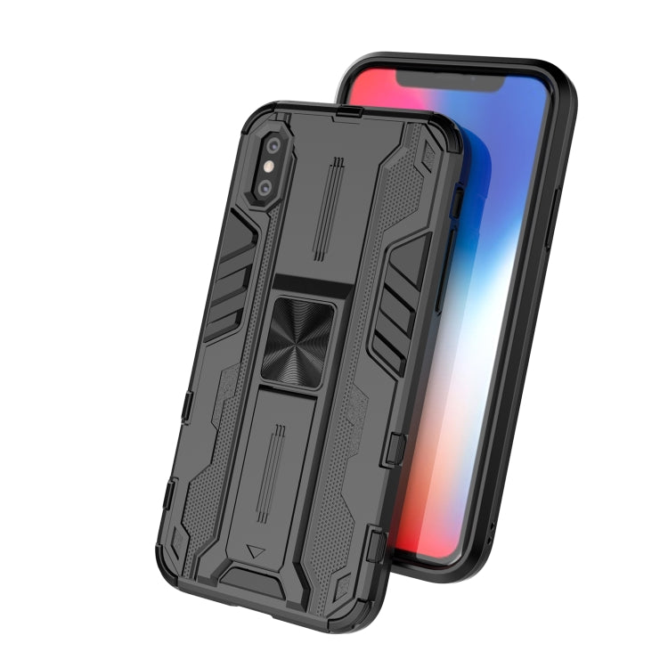 For iPhone XR Supersonic PC + TPU Shock-proof Protective Case with Holder