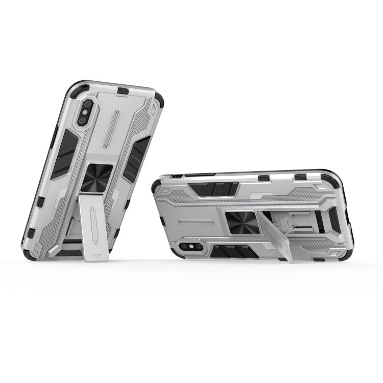 For iPhone XR Supersonic PC + TPU Shock-proof Protective Case with Holder