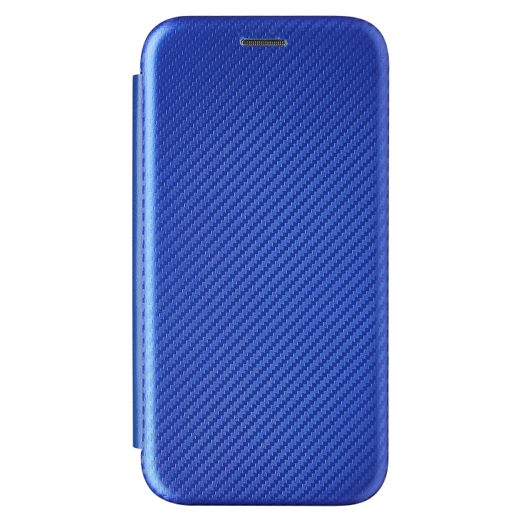 For Oukitel C22 Carbon Fiber Texture Horizontal Flip TPU + PC + PU Leather Case with Card Slot