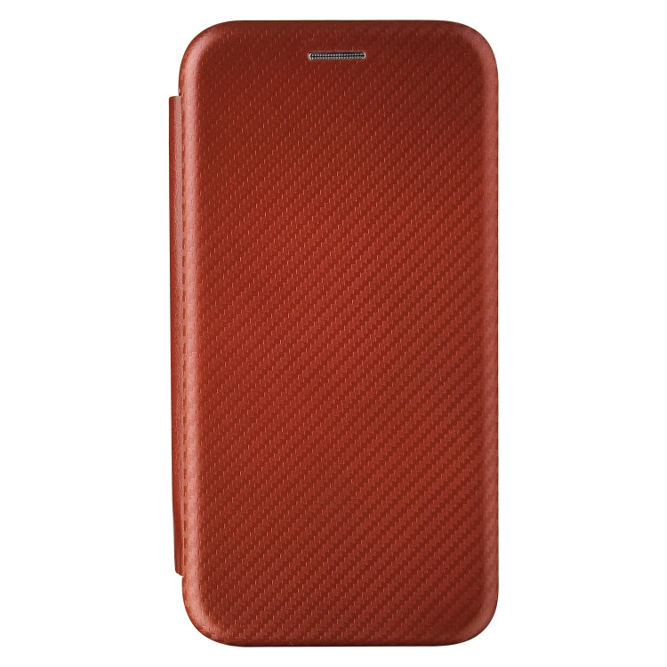 For Oukitel C22 Carbon Fiber Texture Horizontal Flip TPU + PC + PU Leather Case with Card Slot