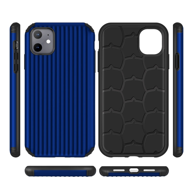 For iPhone 11 Vertical Stripe Style TPU + PC Protective Case