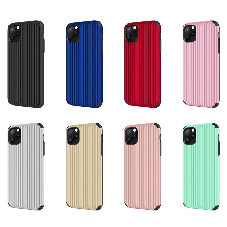For iPhone 11 Pro Max Vertical Stripe Style TPU + PC Protective Case