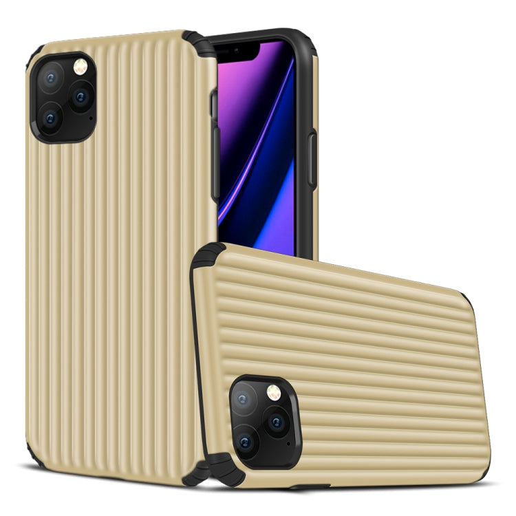 For iPhone 11 Pro Max Vertical Stripe Style TPU + PC Protective Case