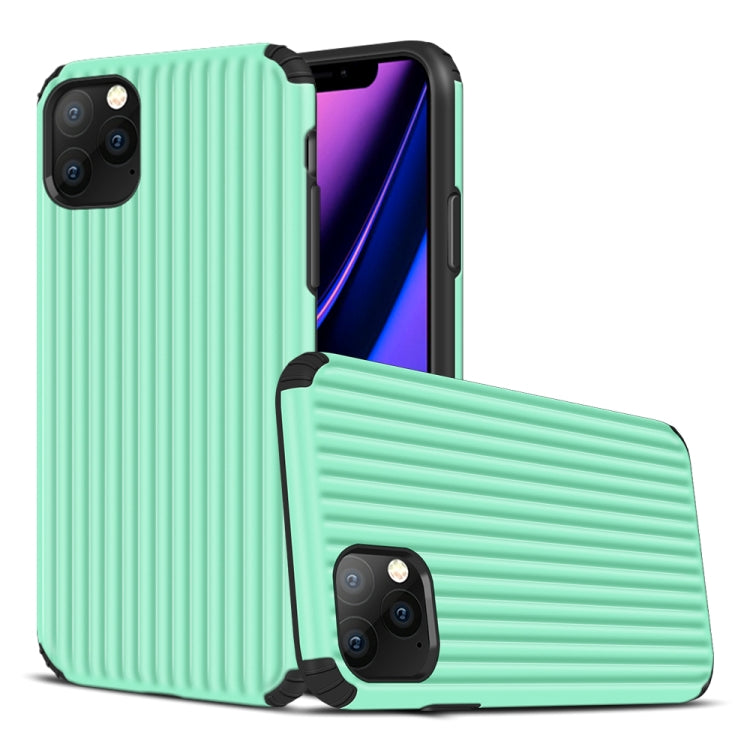 For iPhone 11 Pro Max Vertical Stripe Style TPU + PC Protective Case