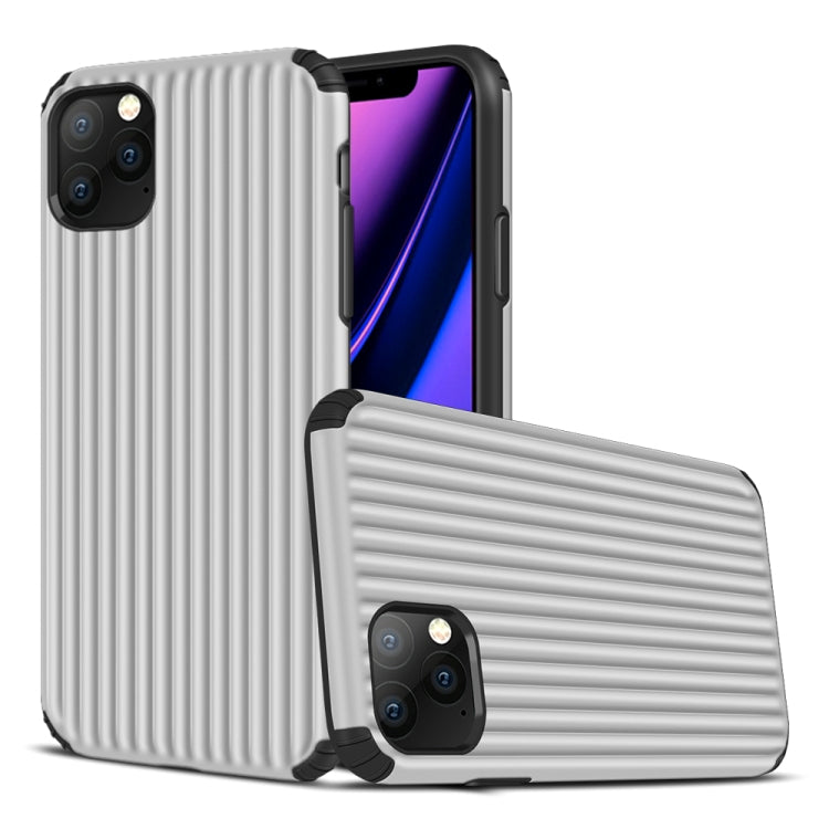 For iPhone 11 Pro Max Vertical Stripe Style TPU + PC Protective Case