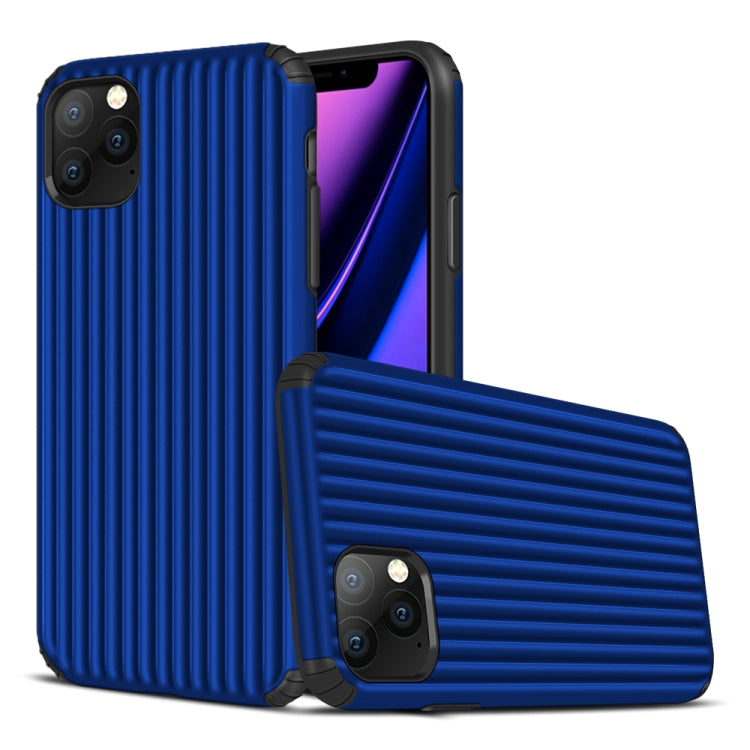For iPhone 11 Pro Max Vertical Stripe Style TPU + PC Protective Case