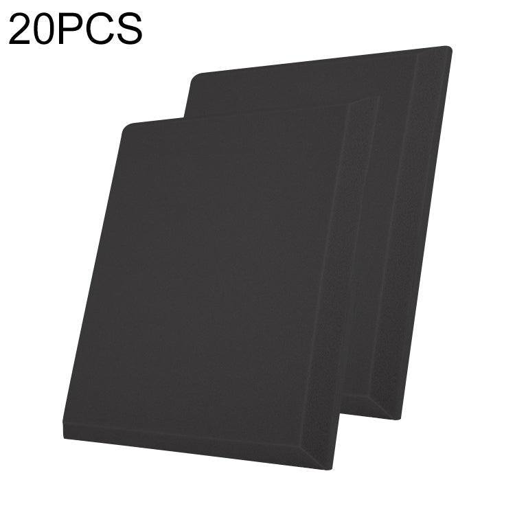 20 PCS Flat Style Recording Studio Drum Video Room Sound Insulation Board Silencer Cotton