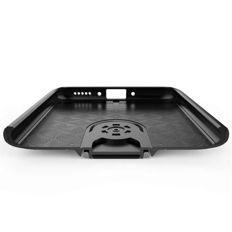 For OnePlus 7 Pro Litchi Texture PC + TPU Combination Case with Magnetic Ring Holder
