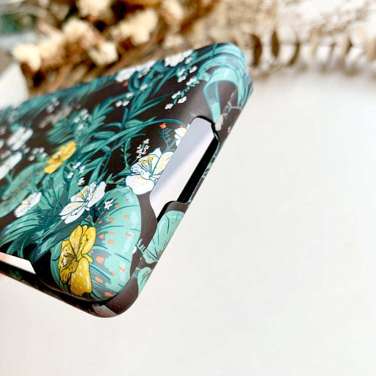 For Huawei Mate X2 Floral Pattern Folding PC Protective Case