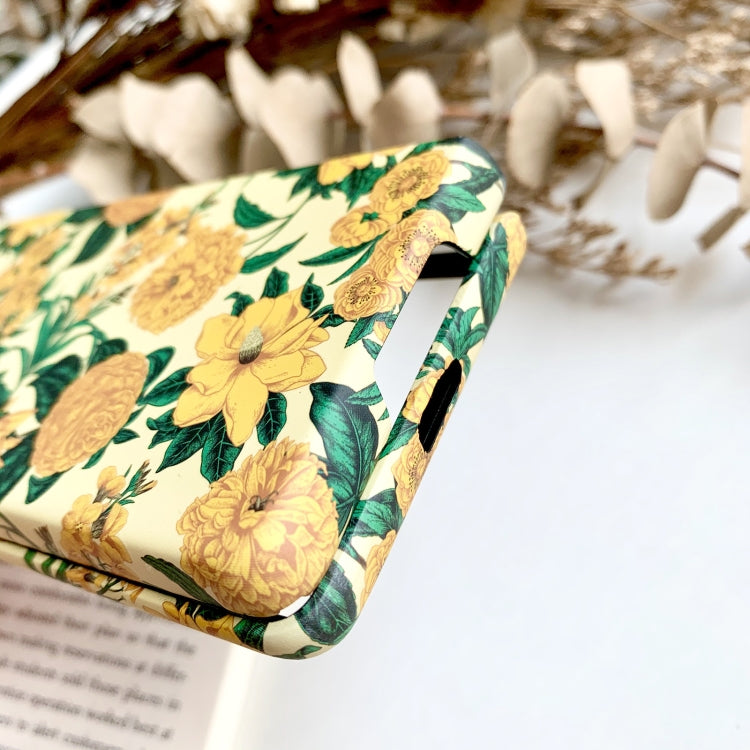 For Samsung Galaxy Z Fold2 5G Floral Pattern Folding PC Protective Case