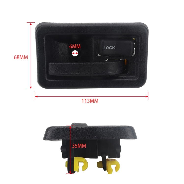 A5402-02 Car Right Inside Door Handle 55176476AB for Jeep Wrangler 1991-2004