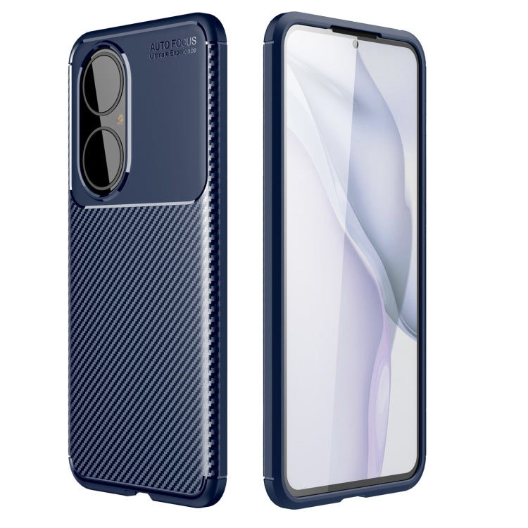 For Huawei P50 Carbon Fiber Texture Shockproof TPU Case