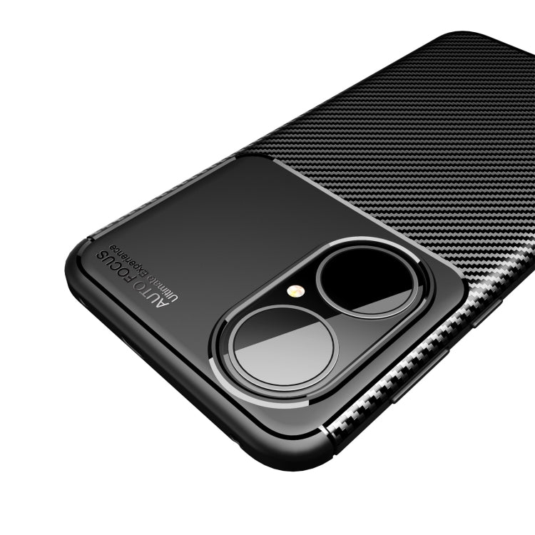 For Huawei P50 Carbon Fiber Texture Shockproof TPU Case