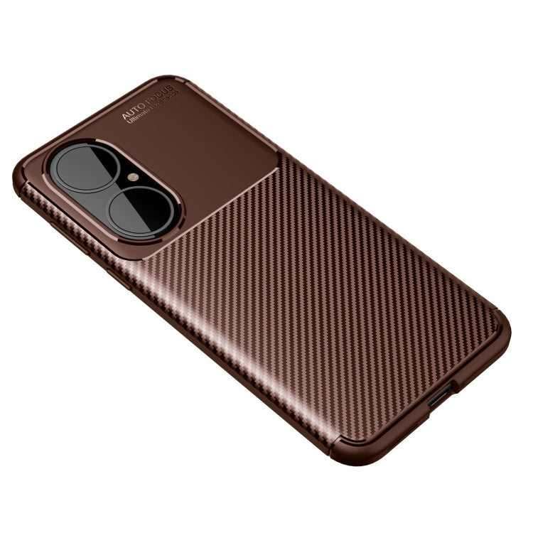 For Huawei P50 Carbon Fiber Texture Shockproof TPU Case