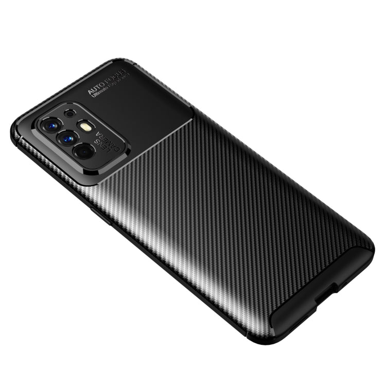 For OPPO F19 Pro+ 5G Carbon Fiber Texture Shockproof TPU Case