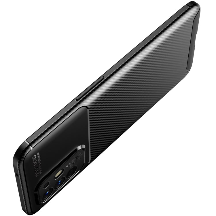 For OPPO F19 Pro+ 5G Carbon Fiber Texture Shockproof TPU Case