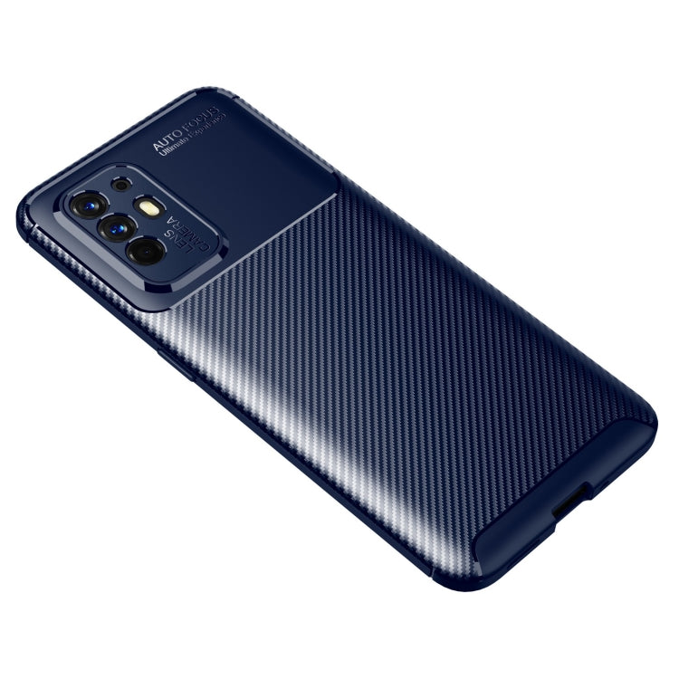 For OPPO F19 Pro+ 5G Carbon Fiber Texture Shockproof TPU Case