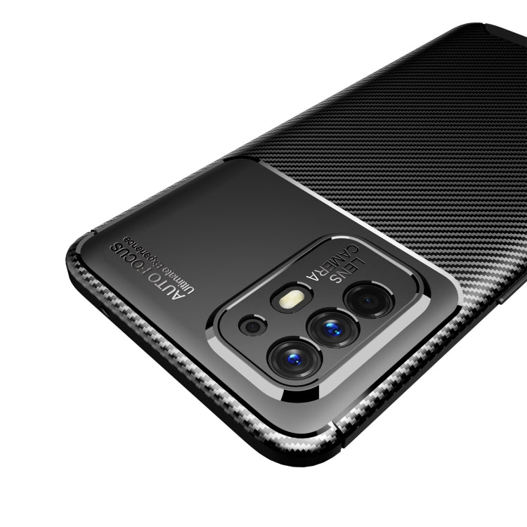 For OPPO F19 Pro+ 5G Carbon Fiber Texture Shockproof TPU Case
