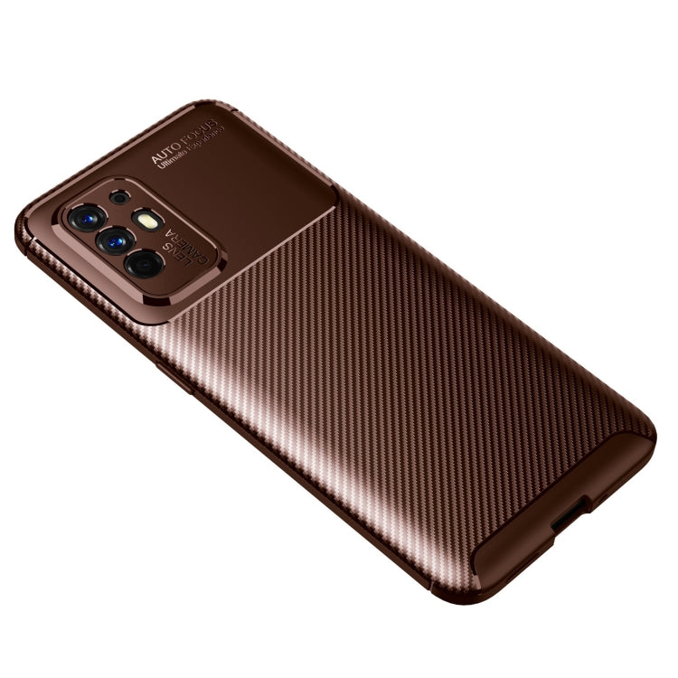 For OPPO F19 Pro+ 5G Carbon Fiber Texture Shockproof TPU Case