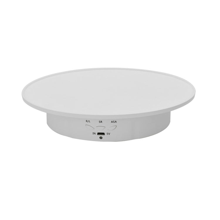 20cm USB Electric Rotating Turntable Display Stand Video Shooting Props Turntable for Photography, Load: 8kg