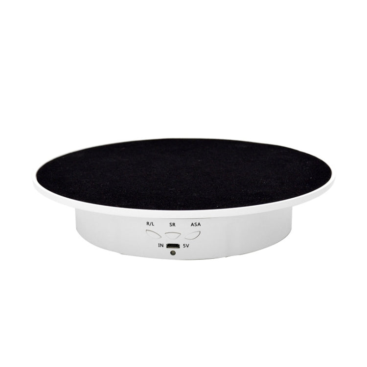 20cm USB Electric Rotating Turntable Display Stand Video Shooting Props Turntable for Photography, Load: 8kg