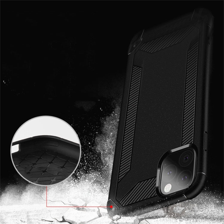 For iPhone 11 Shockproof Frosted TPU Full Coverage Protective Case