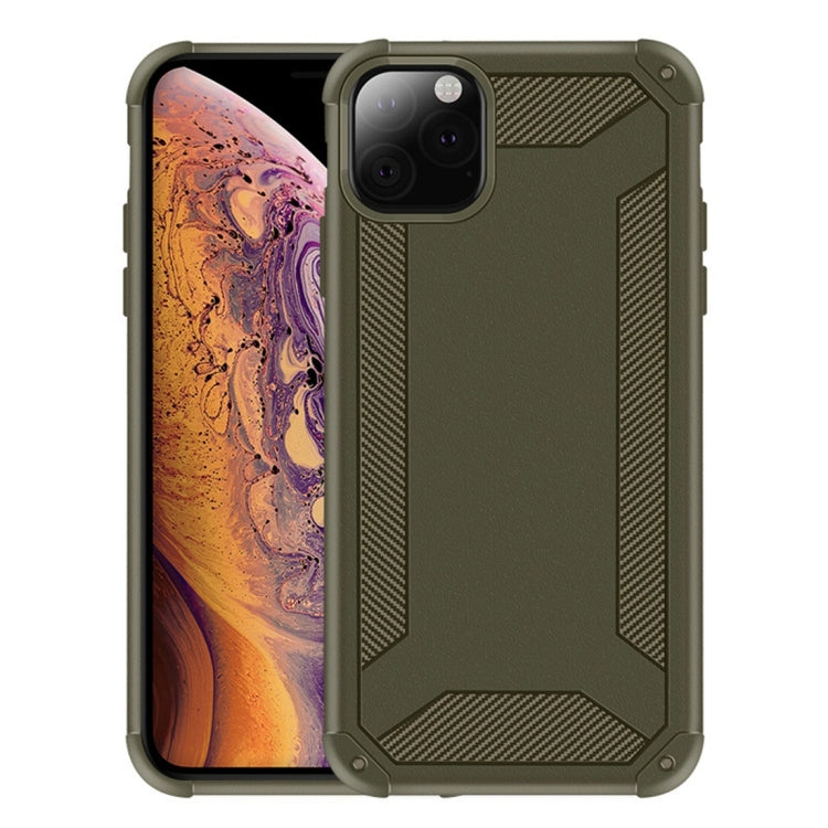For iPhone 11 Pro Max Shockproof Frosted TPU Full Coverage Protective Case