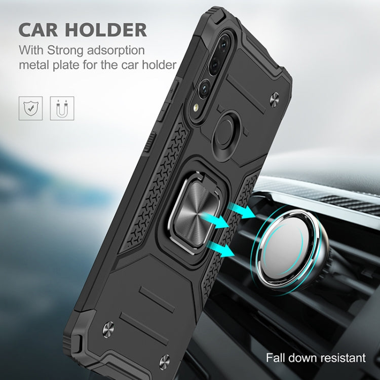 For Huawei Y9 Prime(2019) / P Smart Z Magnetic Armor Shockproof TPU + PC Case with Metal Ring Holder