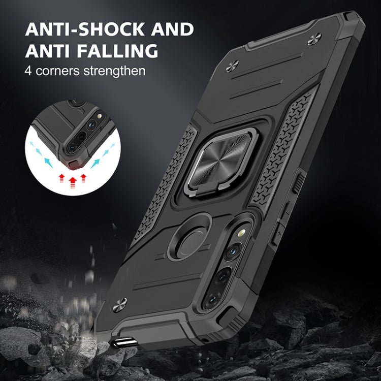 For Huawei Y9 Prime(2019) / P Smart Z Magnetic Armor Shockproof TPU + PC Case with Metal Ring Holder
