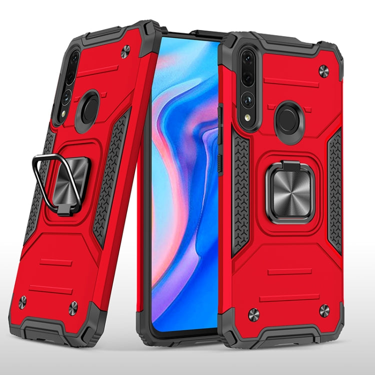 For Huawei Y9 Prime(2019) / P Smart Z Magnetic Armor Shockproof TPU + PC Case with Metal Ring Holder