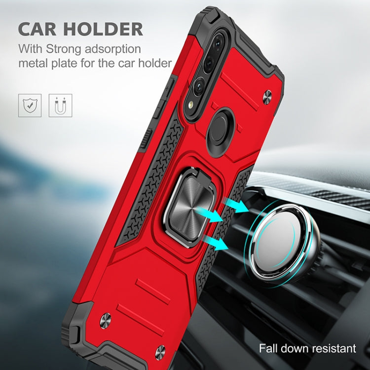 For Huawei Y9 Prime(2019) / P Smart Z Magnetic Armor Shockproof TPU + PC Case with Metal Ring Holder