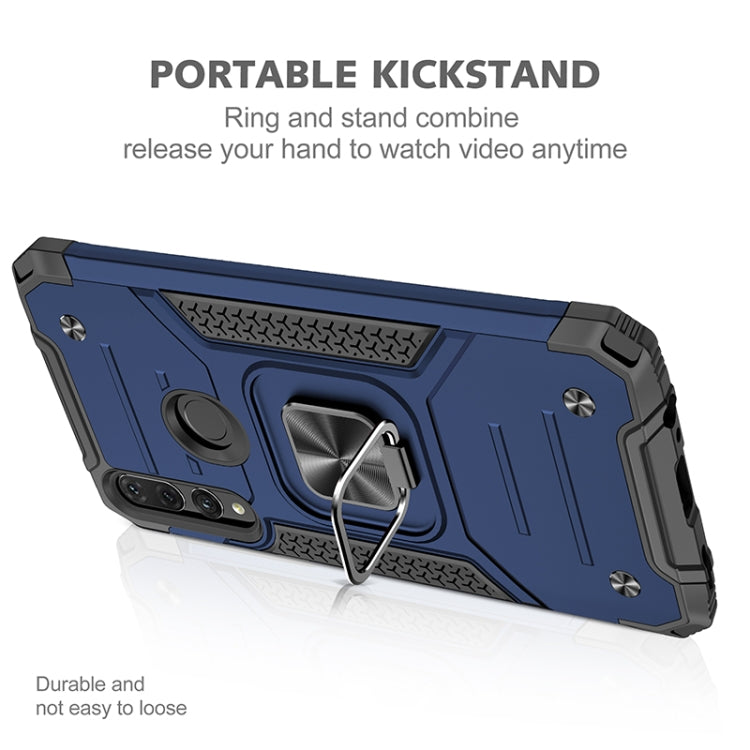 For Huawei Y9 Prime(2019) / P Smart Z Magnetic Armor Shockproof TPU + PC Case with Metal Ring Holder