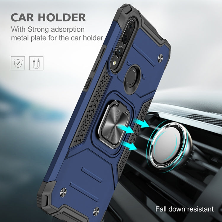 For Huawei Y9 Prime(2019) / P Smart Z Magnetic Armor Shockproof TPU + PC Case with Metal Ring Holder