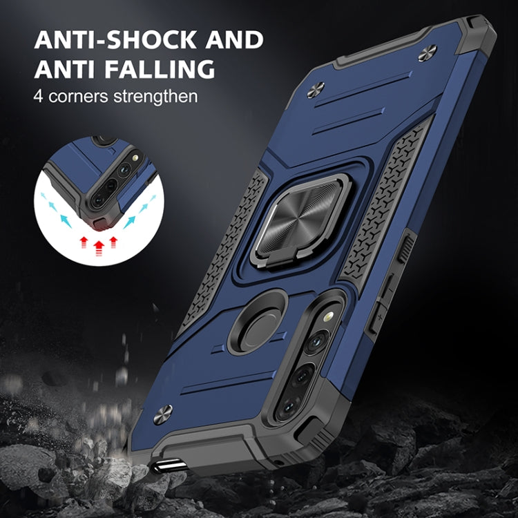 For Huawei Y9 Prime(2019) / P Smart Z Magnetic Armor Shockproof TPU + PC Case with Metal Ring Holder