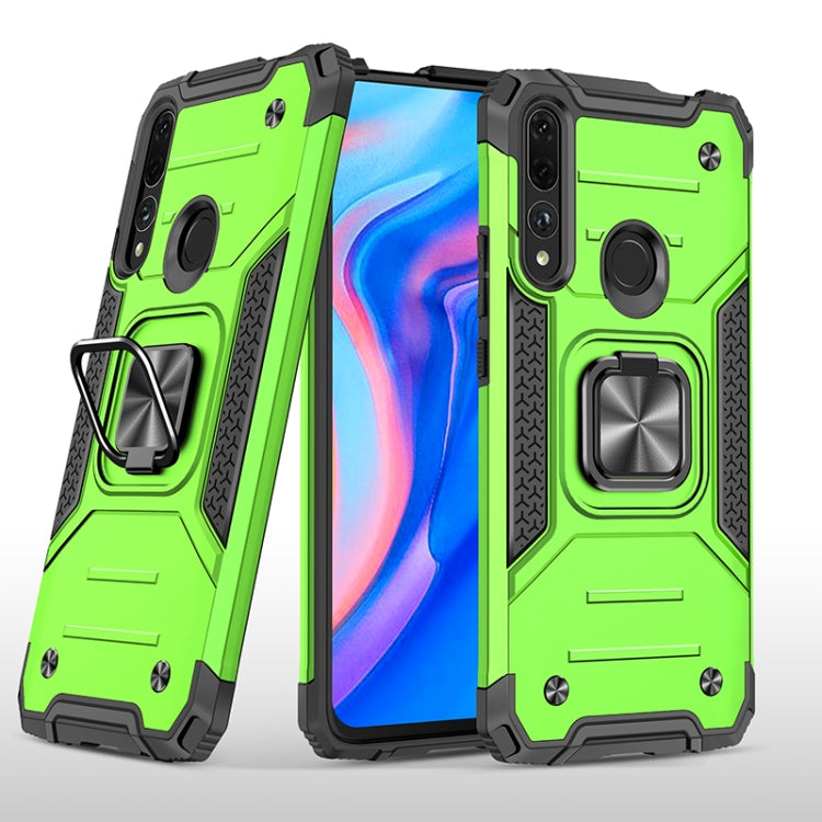 For Huawei Y9 Prime(2019) / P Smart Z Magnetic Armor Shockproof TPU + PC Case with Metal Ring Holder