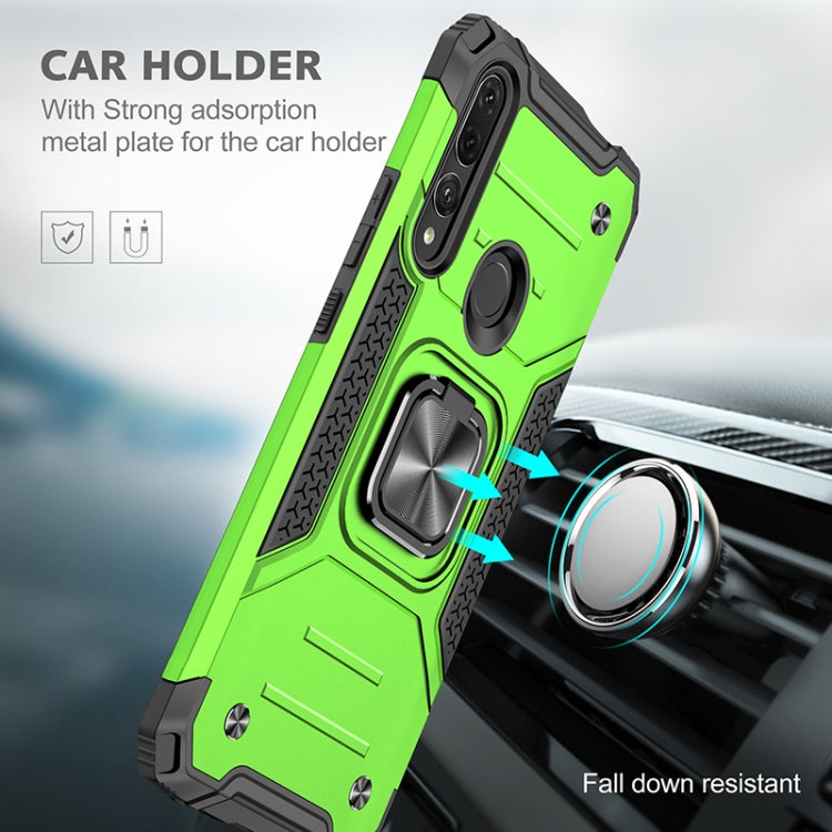 For Huawei Y9 Prime(2019) / P Smart Z Magnetic Armor Shockproof TPU + PC Case with Metal Ring Holder