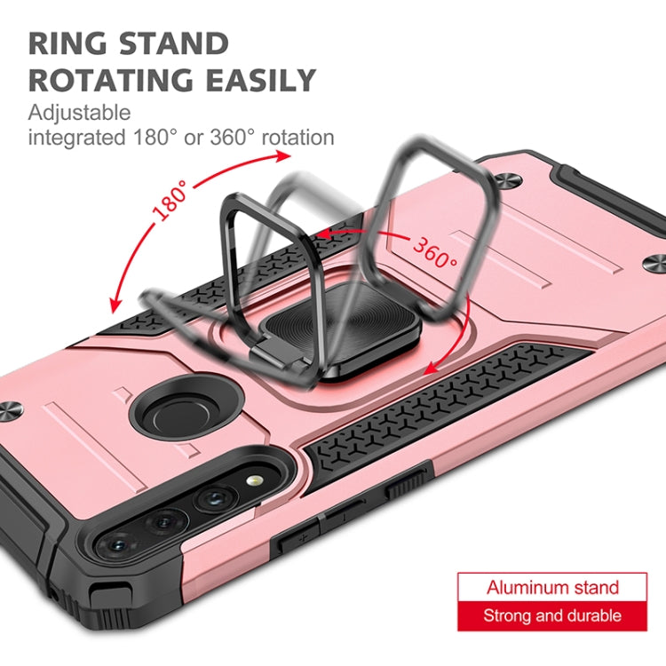 For Huawei Y9 Prime(2019) / P Smart Z Magnetic Armor Shockproof TPU + PC Case with Metal Ring Holder