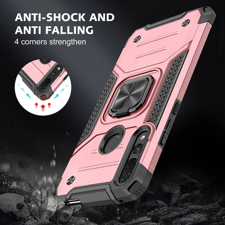 For Huawei Y9 Prime(2019) / P Smart Z Magnetic Armor Shockproof TPU + PC Case with Metal Ring Holder
