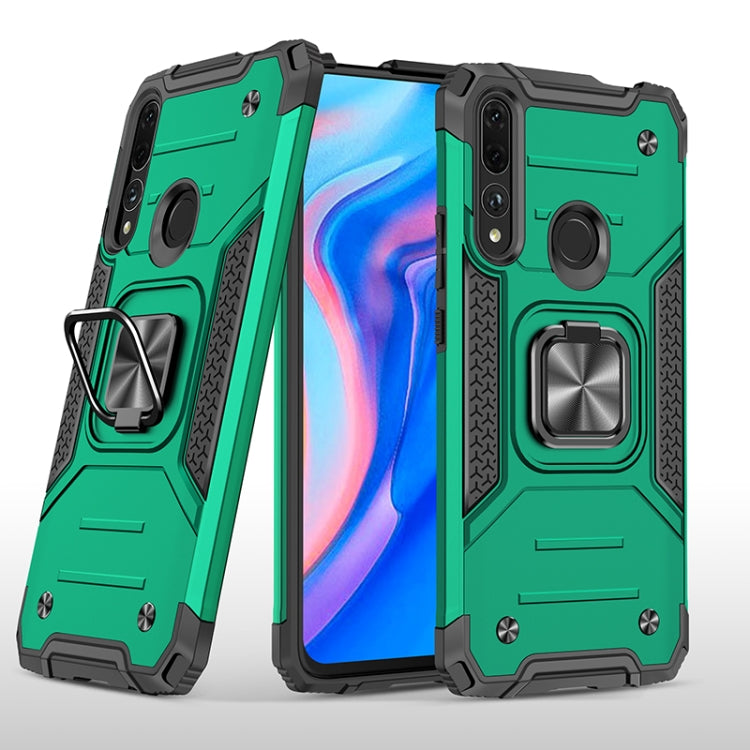 For Huawei Y9 Prime(2019) / P Smart Z Magnetic Armor Shockproof TPU + PC Case with Metal Ring Holder