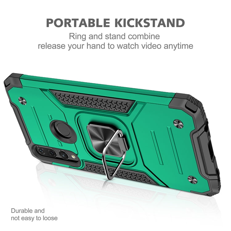 For Huawei Y9 Prime(2019) / P Smart Z Magnetic Armor Shockproof TPU + PC Case with Metal Ring Holder